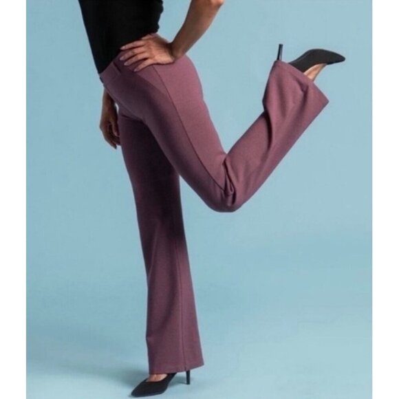 BETABRAND Womans Sz S Straight Leg Dress Pant Yoga Pants Sterling Rose W0076-STR - Picture 2 of 9
